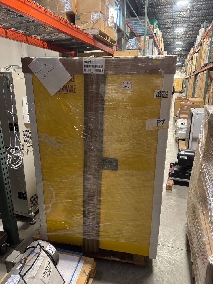 Image of Unused ULINE 45 Gallon Flammable Liquid Storage Cabinet